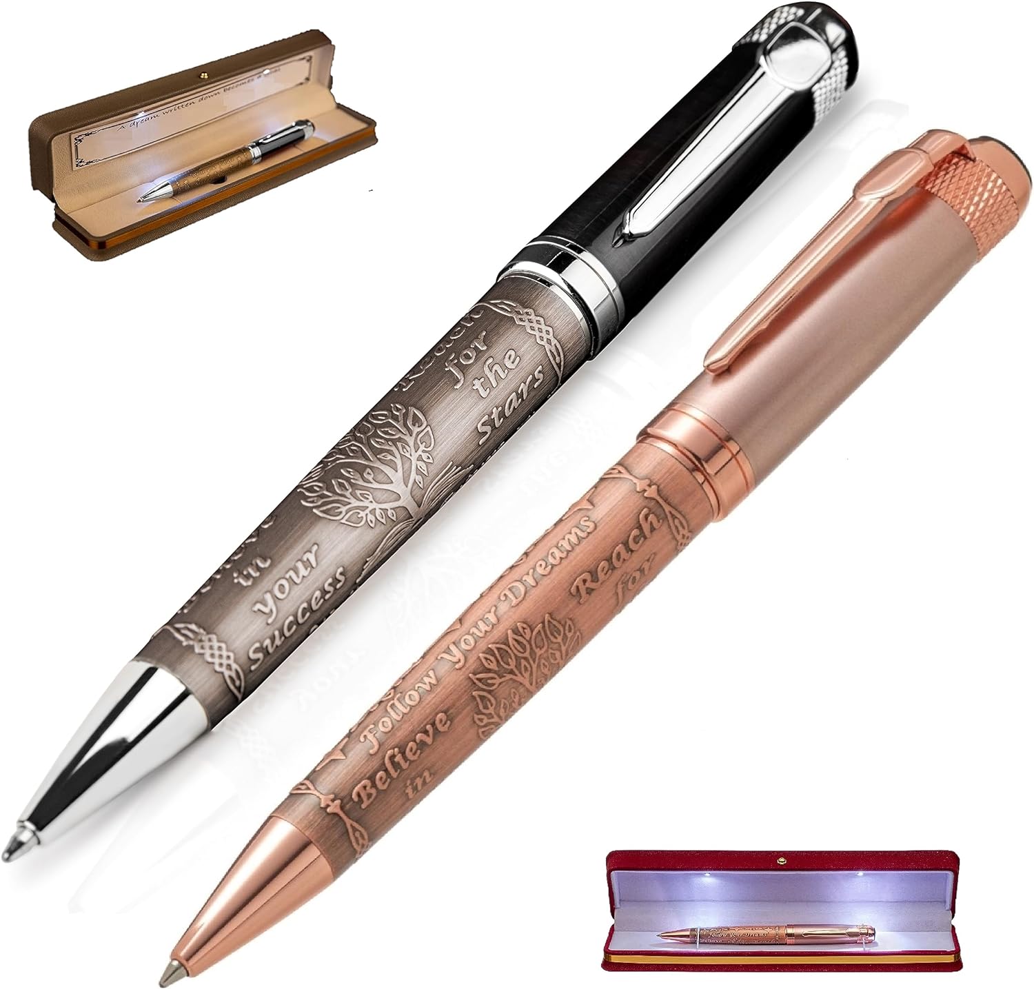 Luxury Pen with Gift Box - The Perfect Elegance Gift (Silver Black and –  S&R SOMIT